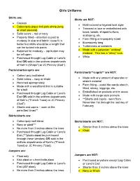 Dress Code Violation Forms Will Be Implemented