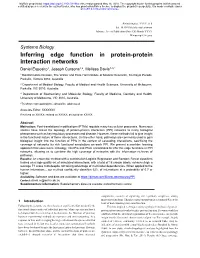 Inferring Edge Function in Protein-Protein Interaction Networks