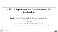 Smoothing and Analyzing 1D Signals