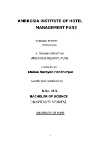 Ambrosia Resort – Pune