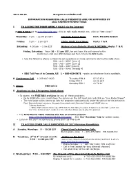 2015-08-06 Stargate Roundtable Call INFORMATION REGARDING