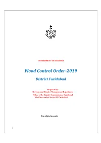 Flood Control Ord Flood Control Order-201 2019