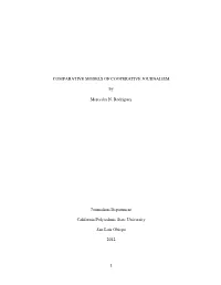 Comparative Models of Cooperative Journalism