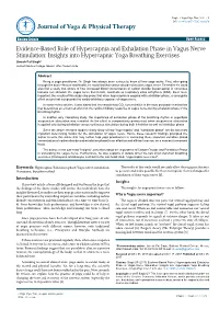 Evidence-Based Role of Hypercapnia and Exhalation Phase in Vagus