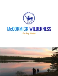 Mccormick​ ​WILDERNESS