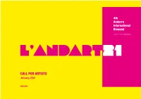 CALL for ARTISTS January 2021