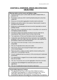 Chapter 2: Overview, Vision and Strategic Objectives