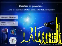 Clusters of Galaxies…
