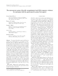 Morphological and DNA Sequence Evidence for Synonymy with the Gasteromycete Genus Pyrenogaster