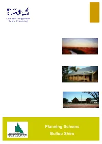 Planning Scheme Bulloo Shire I