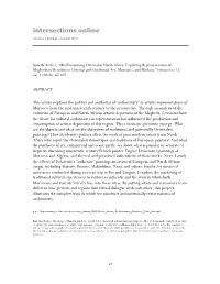 (Re)Envisioning Orientalist North Africa: Exploring Representations Of