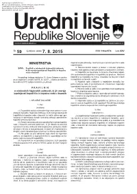 Uradni List RS, Št