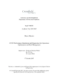 Marco Mucino CCGT Performance Simulation and Diagnostics For
