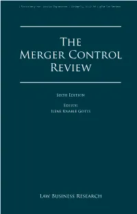 The Merger Control Review