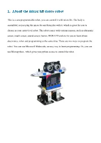 This Is a Cute Programmable Robot, You Can Control It with Micro:Bit. The