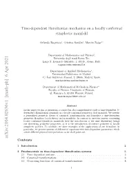 Time-Dependent Hamiltonian Mechanics on a Locally Conformal