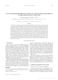 Use of Three-Dimensional Reflectivity Structure for Automated Detection
