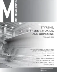 1. Exposure Data (C) Chemical and Physical Properties of the Pure Substance
