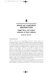 Space As Concrete Abstraction