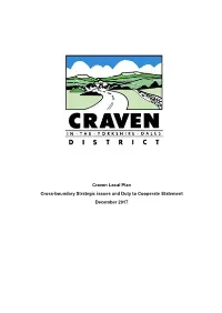 Craven Local Plan Cross-Boundary Strategic Issues and Duty to Cooperate Statement December 2017