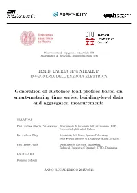 Generation of Customer Load Profiles Based on Smart-Metering Time