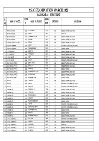 34 SSLC First List Vadakara