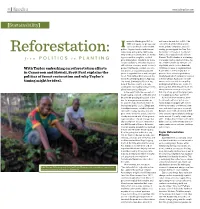 Reforestation: Likely Working on Certification, an Emerg- Nations Secretary-General’S Climate Ing Concept That Sought to Set Third Summit