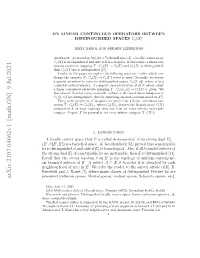 Arxiv:2107.04662V1 [Math.GN]