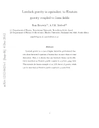 Lovelock Gravity Is Equivalent to Einstein Gravity Coupled to Form Fields