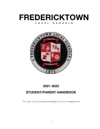 Student Handbook Have Been Designed to Help Students Make the Best of Their Educational Experience at FLS