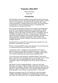 Towards a New NLP