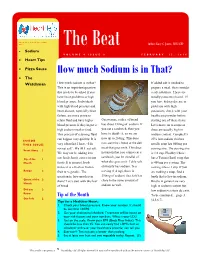 How Much Sodium Is in That?