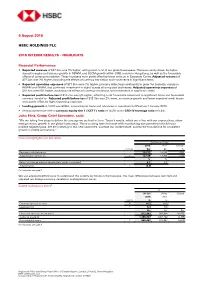 Interim Results 2018 Media Release