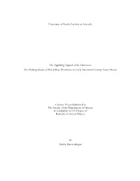 The Appalling Appeal of the Octoroon: the Shifting Status of Mixed Race Prostitutes in Early Twentieth Century New Orleans