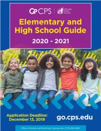 Gocps Elementary and High School Guide 2020