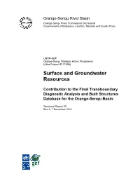 Surface and Groundwater Resources