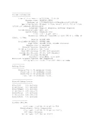 System Information ---Time of This Report: 8/22/2018, 17:04:09 Machine Name: DESKTOP-STEVE Ma