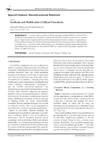 2. Synthesis and Modification of Silicon Nanosheets (893Kb)
