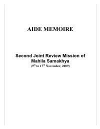 Aide Memoire