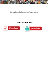 Carlos Curbelo Committee Assignments
