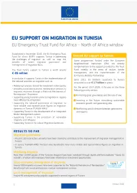 Factsheet – EU Support on Migration in Tunisia