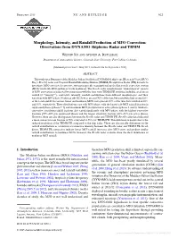 Morphology, Intensity, and Rainfall Production of MJO Convection: Observations from DYNAMO Shipborne Radar and TRMM