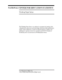 Strengths and Limitations of Using SUDAAN, Stata, and Wesvarpc for Computing Variances from NCES Data Sets