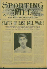 Base Ball and Trap Shooting