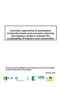 Brief for Completion of Overview of Area Based Initiatives to Support Local Economic Development