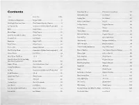 Contents Memo from Turner