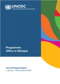 UNODC Ethiopia Annual Progress Report 2020