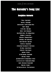 View Song List