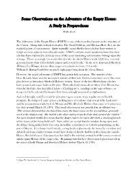 Some Observations on the Adventure of the Empty House: a Study in Preparedness Willis Frick