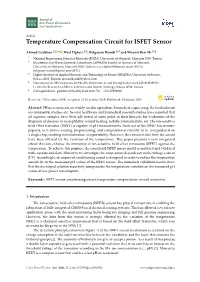 Temperature Compensation Circuit for ISFET Sensor